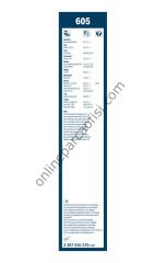 BOSCH 3397010270 | KORE TÜM MODELLER/PICANTO SILECEK SÜPÜRGESI ÖN TAKIM