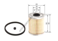 BOSCH F026402047 | RENAULT MASTER II-III/TRAFIC II/MOVANO II/VIVARO YAKIT FILTRESI