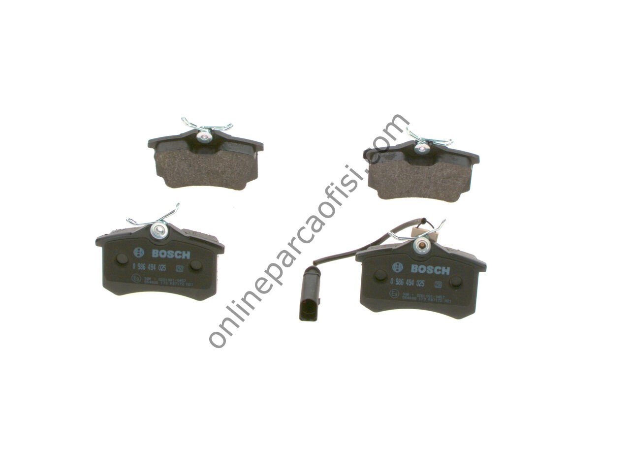 BOSCH 0986494025 | FORD GALAXY/SHARAN FREN BALATASI ARKA