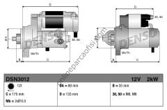 DENSO DSN3012 | FORD TRANSIT V347/BOXER-3/JUMPER-3 MARS MOTORU