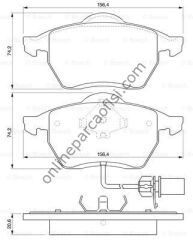 BOSCH 0986494035 | FORD GALAXY FREN BALATASI ÖN