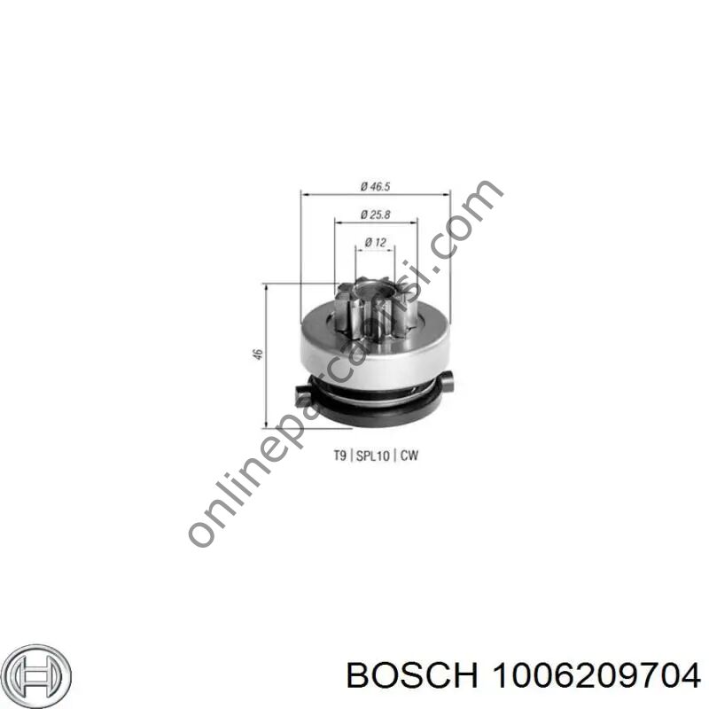 BOSCH 1006209704 | RENAULT TWINGOO MARS DISLISI