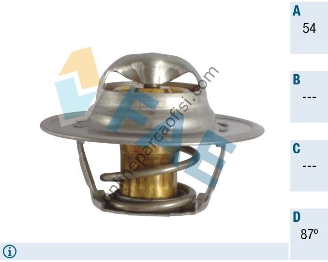 FAE 5205287 | VW GOLF4-GOLF5-GOLF6-JETTA-PASSAT-POLO CLASSIC-A3-A4 TERMOSTAT