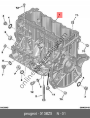 OE-PSA 0130.Z5 | PSA 207/307/206/206+ MOTOR BLOGU