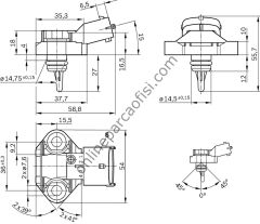 BOSCH 0261230249 | OPEL ZAFIRA B BASINÇ SENSÖRÜ