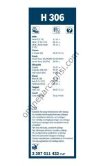 BOSCH 3397011432 | BMW F20-F21 SILECEK SÜPÜRGESI ARKA