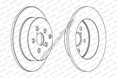 FERODO DDF140 | FIAT TEMPRA/TIPO/DOGAN SLX 2000 FREN DISKI ÖN