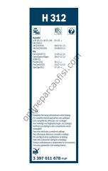 BOSCH 3397011678 | KORE I30/IX35/TUCSON/CEED/SPORTAGE SILECEK SÜPÜRGESI ARKA