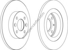 FERODO DDF1502 | RENAULT LOGAN/SANDERO/TWINGO FREN DISKI ÖN