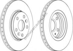 FERODO DDF1733 | RENAULT KANGOO III-MERCEDES-BENZ/JITAN FREN DISKI ÖN