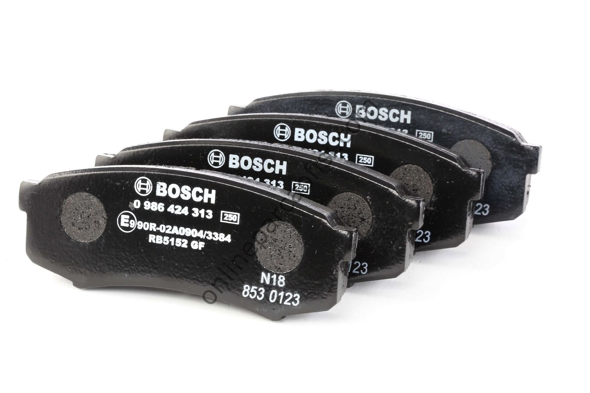 BOSCH 0986424313 | JAPON LAND CRUISER (J8) : (J9) 96-02 PRADO (J12) 03-09 (J15) 09-17 PAJERO (V9) 07- FREN BALATASI ARKA