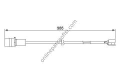 BOSCH 1987474985 | VW 911 FREN BALATA FISI ARKA