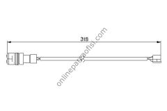 BOSCH 1987474988 | VW 944 FREN BALATA FISI ARKA