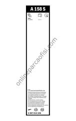 BOSCH 3397014245 | JAPON PRIUS (_W5_) SILECEK SÜPÜRGESI