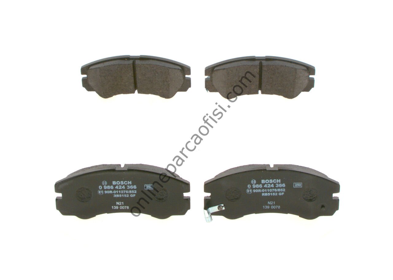 BOSCH BCH 0986424366 | OPEL FRONTERA A FREN BALATASI ÖN