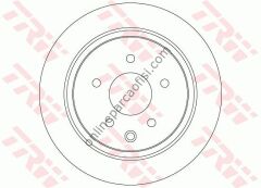 TRW DF7369 | JAPON QASHQAI (J10) : JUKE (F15) 10- FREN DISKI ARKA