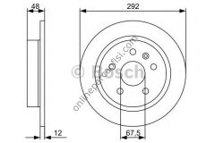BOSCH BCH 0986479513 | OPEL INSIGNIA A FREN DISKI ARKA