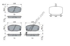 BOSCH 0986424393 | KORE KONA DISK BALATA