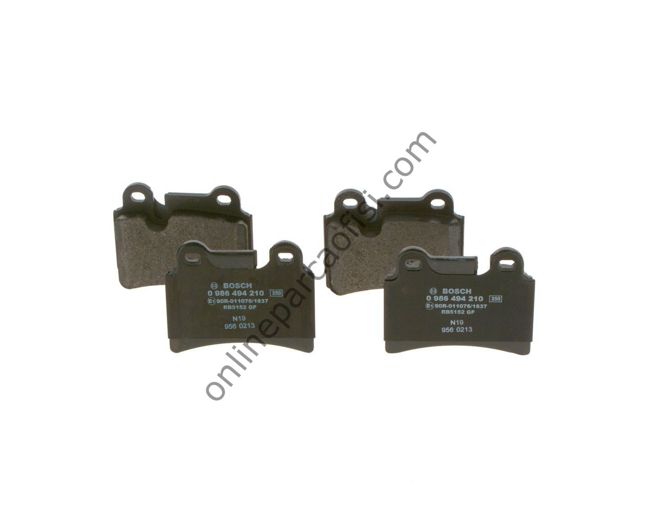 BOSCH 0986494210 | VW TOUAREG-Q7-CAYENNE FREN BALATASI ARKA