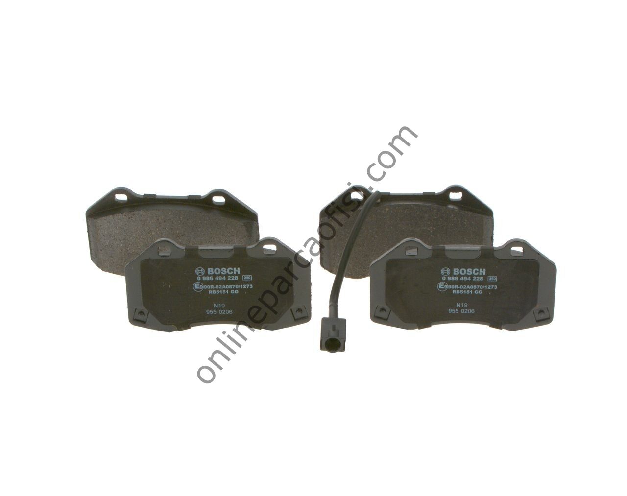 BOSCH 0986494228 | FIAT PUNTO-G.PUNTO-MITO FREN BALATASI ÖN