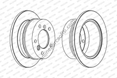 FERODO FCR230A | MERCEDES SPRT.CDI-VW.LT.28,35/46 FREN DISKI ARKA