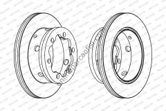 FERODO FCR191A | MERCEDES SPRT.CDI-VW.LT.28,35/46 FREN DISKI ARKA
