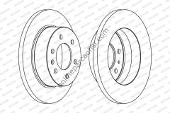 FERODO FCR311A | MERCEDES W906-907-CRAFTER-SPRINTER FREN DISKI ARKA