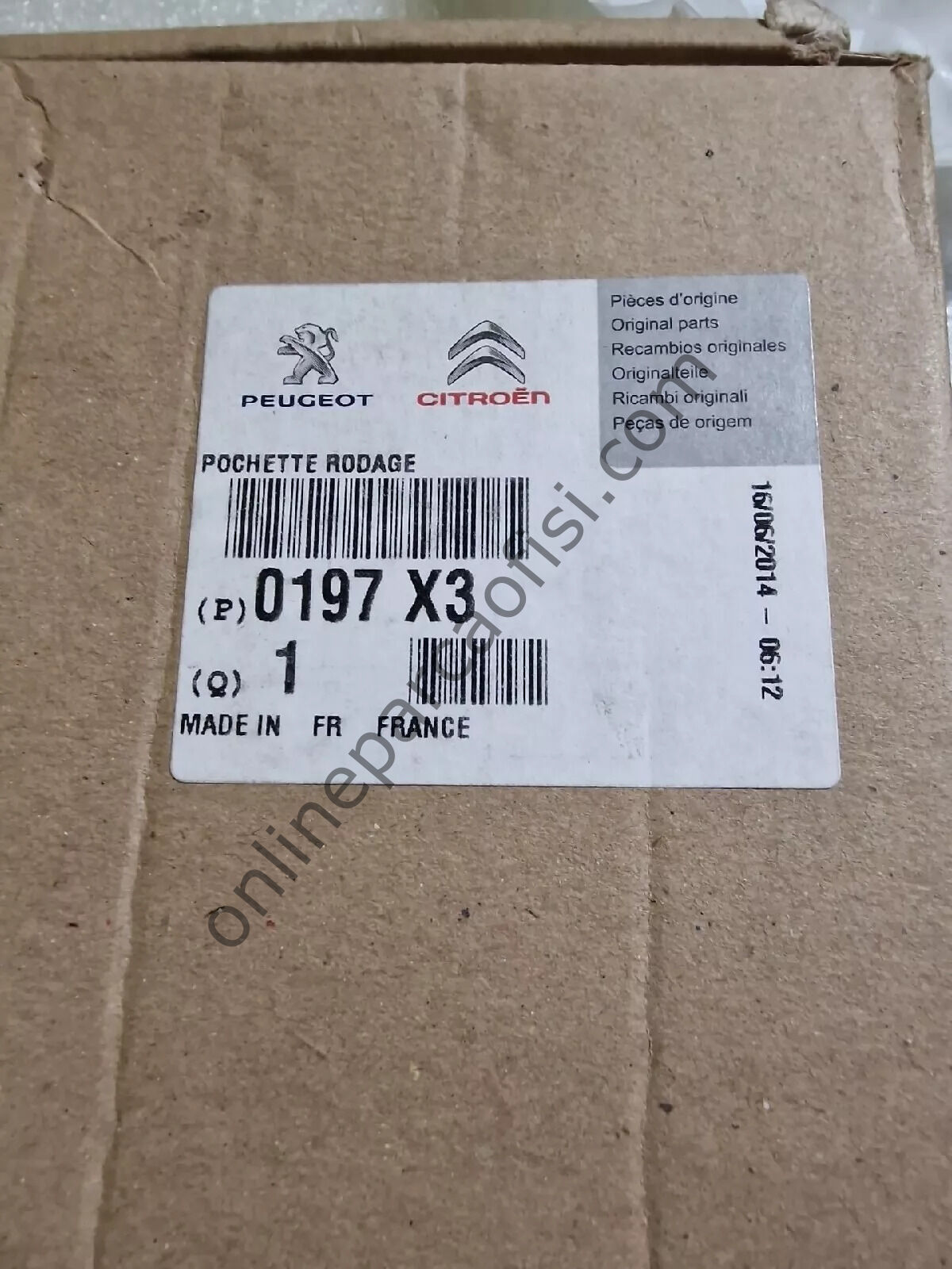 PSA 0197.X3 | 307/407/PARTNER/C5 TAKIM CONTA