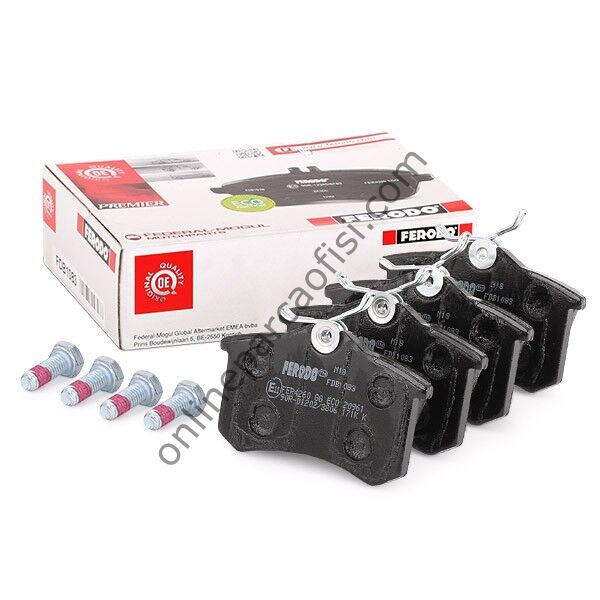 FERODO FDB1083 | VW GOLF3-GOLF4-GOLF5-JETTA-PASSAT-A3-TOLEDO-OCTAVIA FREN BALATASI ARKA