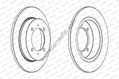 FERODO DDF886C | JAPON CARISMA (DA) FREN DISKI ARKA
