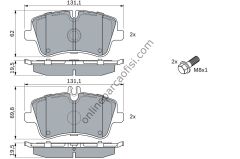 BOSCH 0986424517 | MERCEDES W203-209-171 FREN BALATASI ÖN