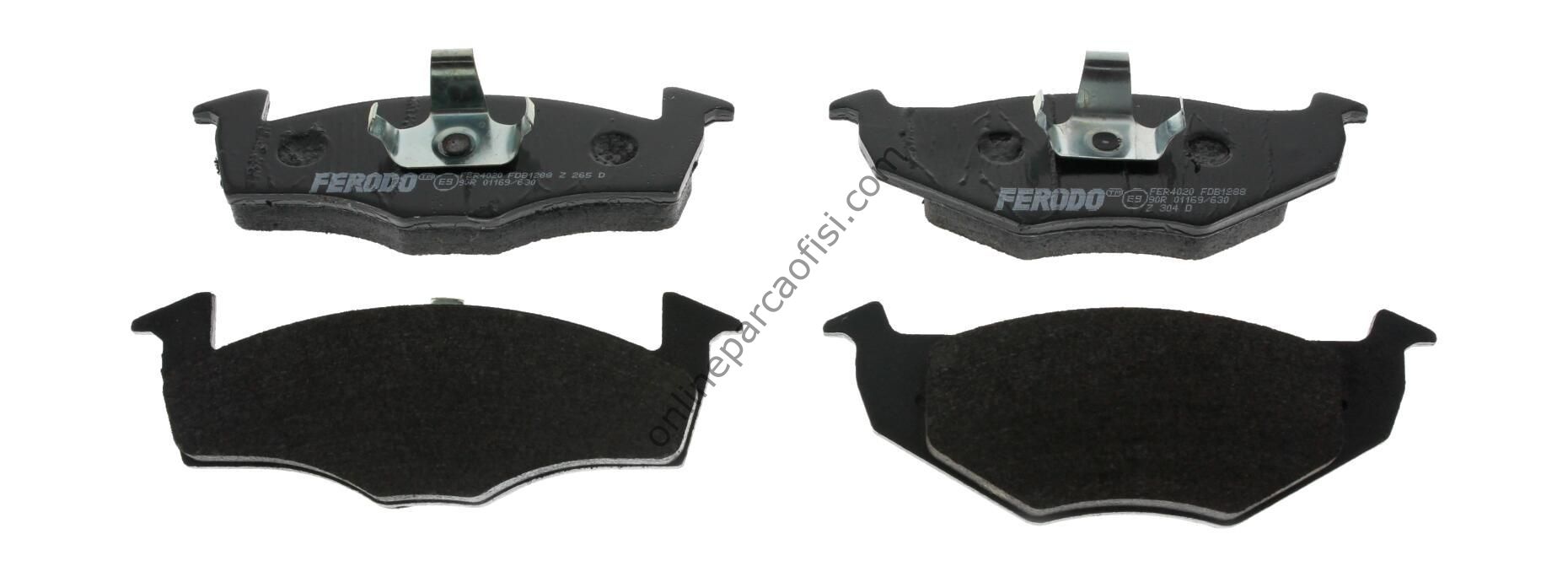 FERODO FDB1288 | VW GOLF3-CORDOBA-IBIZA FREN BALATASI ÖN