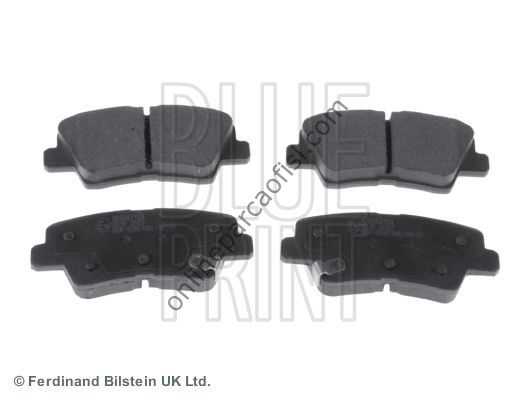 BLUE PRINT ADG042154 | KORE ACCENT BLUE/I10/I40/ELANTRA/IONIQ/TUCSON/RIO/SOUL/CEED/RIO/AURIS/COROLLA 2013-2017 FREN BALATASI ARKA