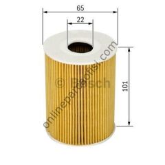 BOSCH F026407023 | VW GOLF5-PASSAT-CADDY-JETTA-T5-T6-A3-LEON-CRAFTER YAG FILTRESI