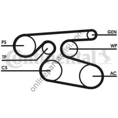 CONTITECH C 7PK2000 | RENAULT TRAFIC II VIVARO B AVENSIS V KAYISI