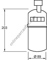 BEHR AD 275 000S | RENAULT MEGANE / KANGOO KURUTUCU FILTRE