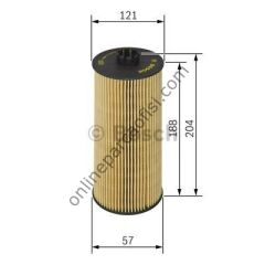 BOSCH F026407051 | AV HOCL, LION'S CITY, COACH, REGIO, ND, NG, NL, SL II, SÜ, TGA, TGS I, TGX I YAG FILTRESI