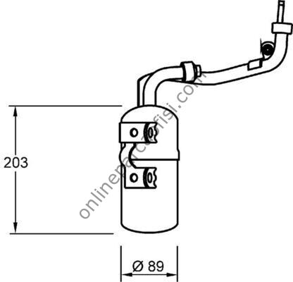 BEHR AD 277 000S | FORD FOCUS/C-MAX KLIMA TÜPÜ