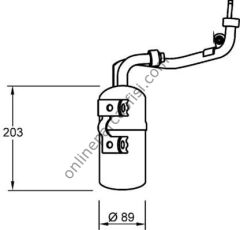 BEHR AD 277 000S | FORD FOCUS/C-MAX KLIMA TÜPÜ