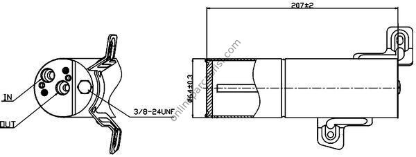 BEHR AD 90 000S | MERCEDES W221-216 KLIMA TÜPÜ