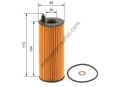 BOSCH F026407072 | BMW E81-E82-E87-E88-E90-E91-E92-E93-E60-E61-F10-F11-F01-F02-X1 E84-X3 E83-X5 E70-X5 F15-X6 E71-X6 F16 YAG FILTRESI