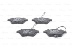 BOSCH 0986424597 | FIAT LINEA/DOBLO/FIORINO/G.PUNTO/CORSA/NEMO-FORD KA FREN BALATASI ÖN