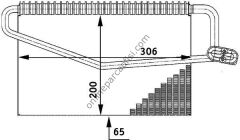 BEHR AE 55 000P | MERCEDES W203-209 EVAPORATÖR