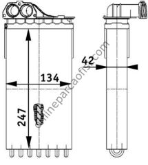 BEHR AH 112 000P | PSA 307 KALORIFER RADYATÖRÜ