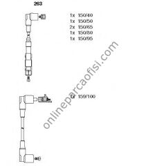 BREMI 263 | MERCEDES W124-126-201 BUJI KABLOSU