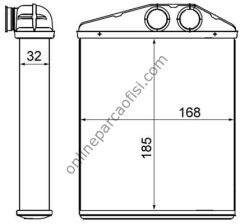 BEHR AH 13 000S | OPEL VECTRA C SIGNUM KALORIFER RADYATÖRÜ