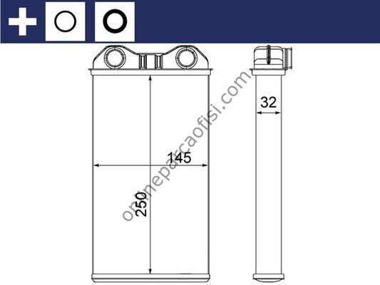 BEHR AH 14 000S | RENAULT TRAFIC II KALORIFER RADYATÖRÜ