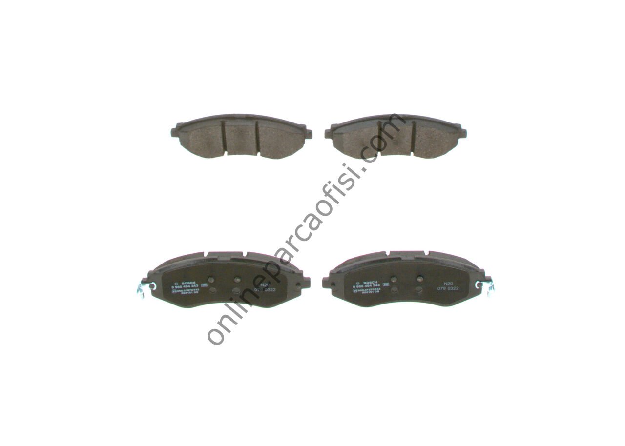 BOSCH 0986494343 | OPEL LACETTI FREN BALATASI ÖN