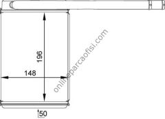 BEHR AH 165 000P | FORD FIESTA / FUSION KALORIFER RADYATÖRÜ