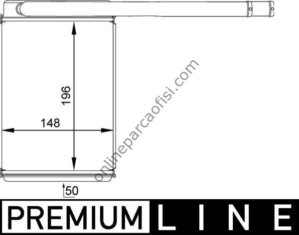 BEHR AH 165 000P | FORD FIESTA / FUSION KALORIFER RADYATÖRÜ